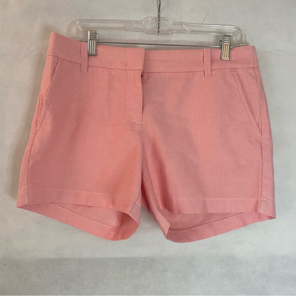 J. Crew Pink Bermuda Shorts Classic Cotton Blend